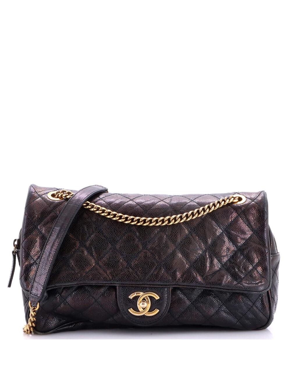 Chanel Shiva Flap Bag Quilted Caviar #336766C24B